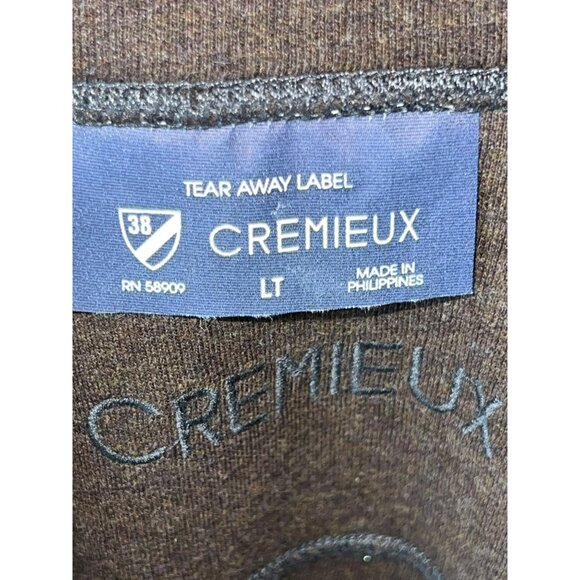 Daniel Cremieux Mens Reversible 1/4 Zip Pullover Sweater W/ Elbow Patches Dark G - Picture 10 of 10